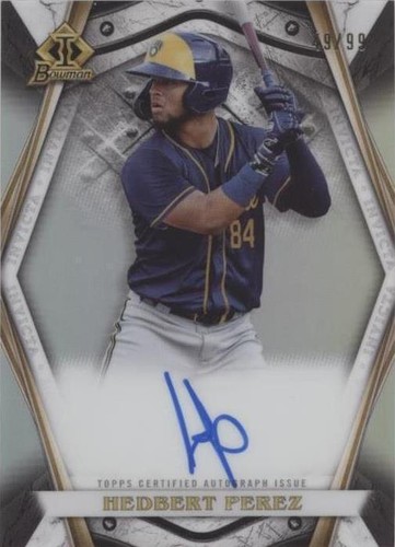 2022 Bowman - Hedbert Perez #BI-HP