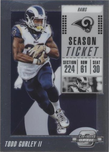 2018 Panini Contenders Optic Todd Gurley II #43
