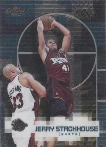2000-01 Topps Finest - Jerry Stackhouse #16