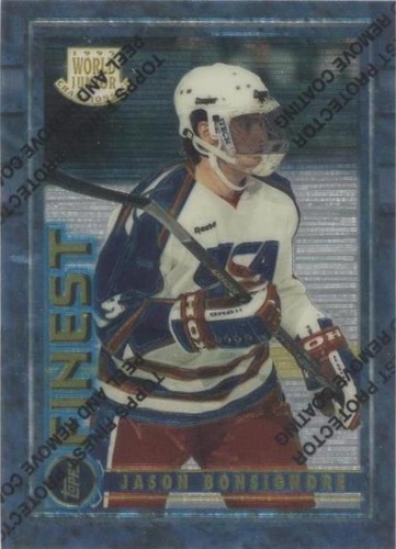1994-95 Topps Finest - Jason Bonsignore #117