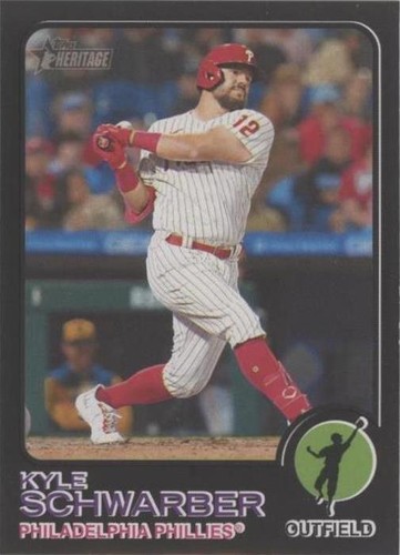 2022 Topps Heritage High Number - Kyle Schwarber #722