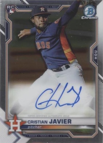 2021 Bowman - Cristian Javier #CRA-CJ