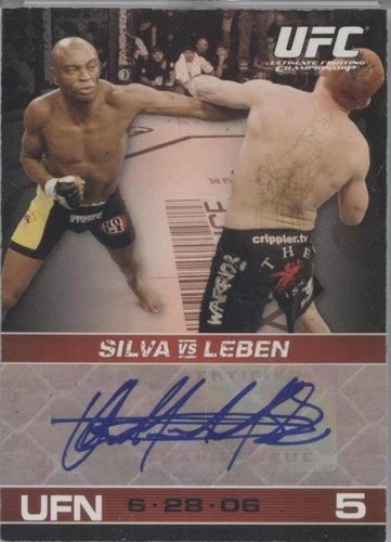 2009 Topps UFC Round 1 - Anderson Silva #A-AS
