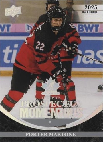 2023 Upper Deck Team Canada Juniors - Porter Martone #PM-18