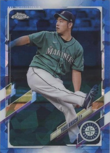2021 Topps Chrome Sapphire Edition #366 Yusei Kikuchi - Seattle
