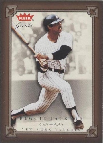 2004 Fleer Greats of the Game - Reggie Jackson #21