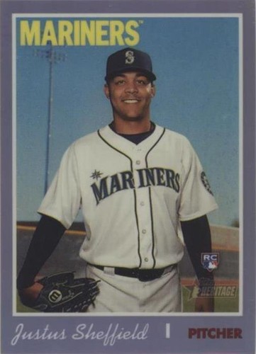 2019 Topps Heritage High Number - Justus Sheffield #THC-525