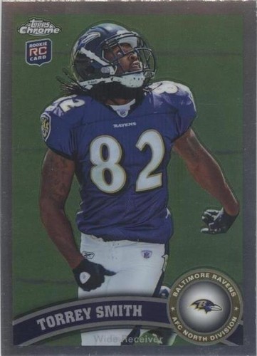 2011 Topps Chrome Torrey Smith #97