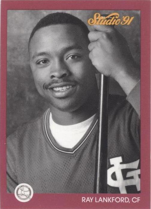 メジャーリーグ　カード　Ray Lankford 1993 Topps St. Louis Cardinals Baseball Card #386 Ray