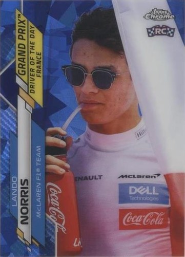 2020 Topps Chrome Sapphire Edition Formula 1 - Lando Norris #161
