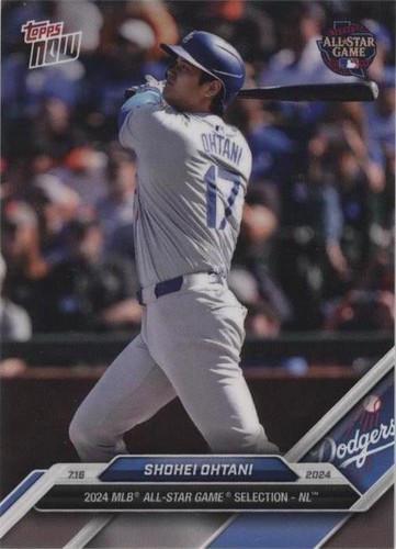Topps - 大谷翔平　topps 2024 AllStar StitchesJersey 2024 Topps Series 2 Shohei Ohtani Dodgers All-Star National