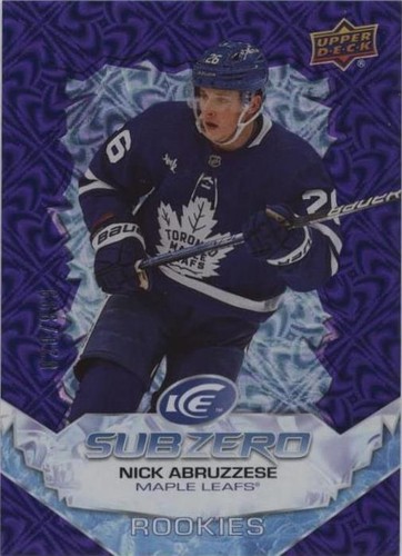 2022-23 Upper Deck Ice - Nicholas Abruzzese #SZ-NA