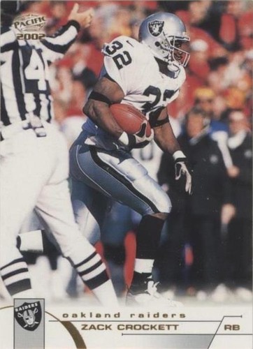 2002 Pacific Zack Crockett #312