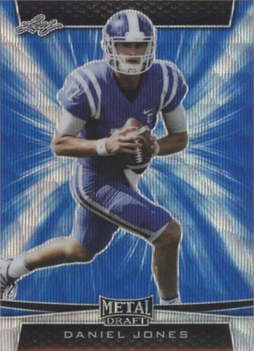 2019 Leaf Metal Draft Preview Daniel Jones #BP-DJ1