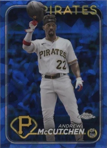 ぴーち★ 2024 Chrome Baseball - Andrew McCutchen - Pink Refractor