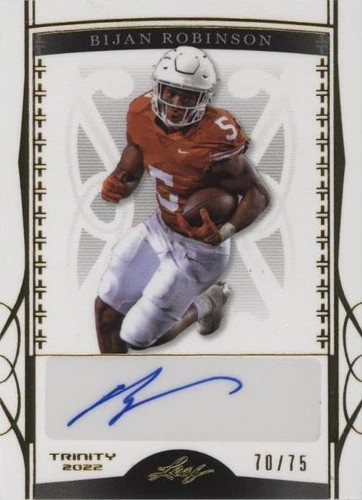2022 Leaf Trinity Bijan Robinson #BA-BR1