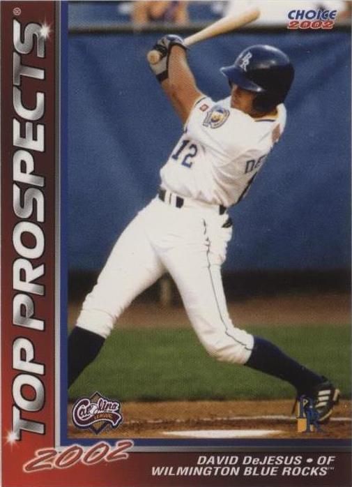Choice Carolina League Top Prospects 2002 - David DeJesus #23