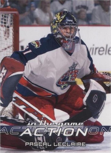 2003-04 In the Game Action - Pascal Leclaire #115
