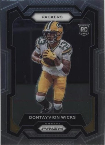 2023 PANINI PRIZM NEON GREEN PULSAR #333 DONTAYVION WICKS