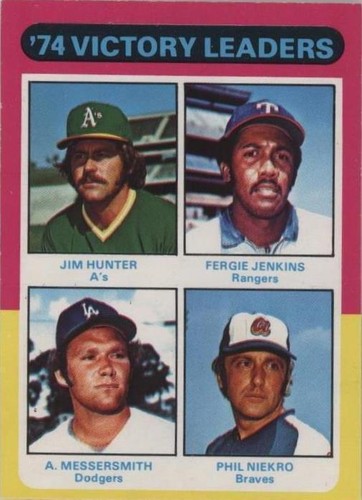 1975 O-Pee-Chee - Andy Messersmith Catfish Hunter Fergie Jenkins #310