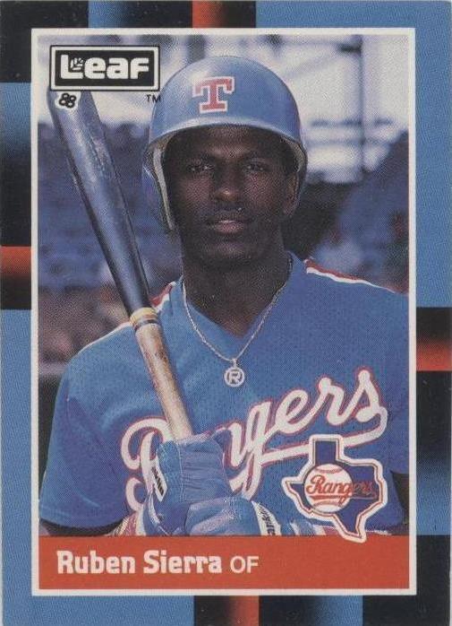 Leaf Canadian 1988 - Ruben Sierra #206