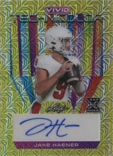 2023 Leaf Vivid Jake Haener #BA-JH1