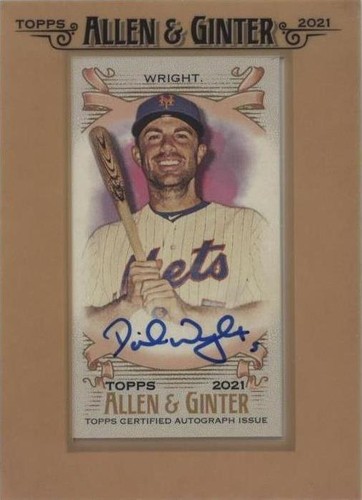 2021 Topps Allen & Ginter's - David Wright #FMA-DW