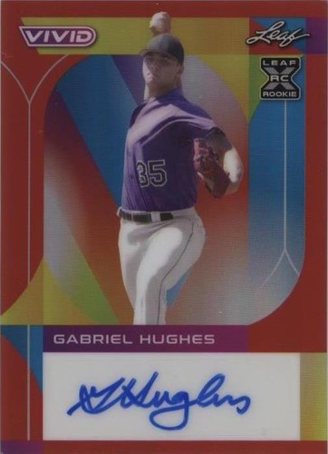 2022 Leaf Vivid - Gabriel Hughes #BA-GH2
