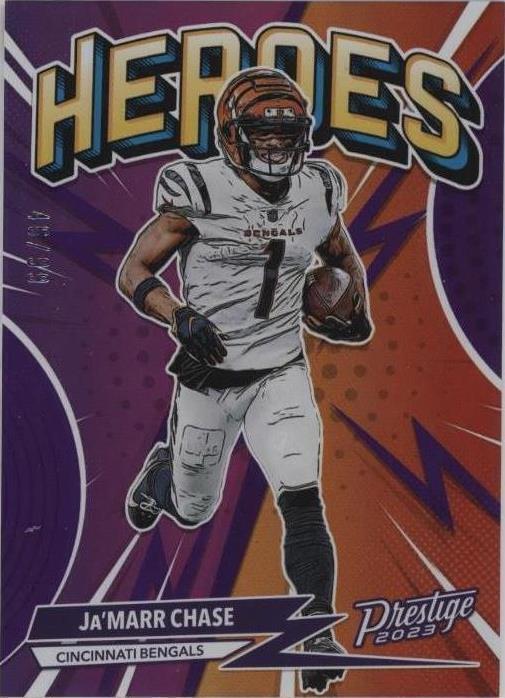 2023 Panini Prestige - Heroes Ja'Marr Chase #H-7 Xtra Points 2023 Panini Prestige - Heroes Ja'Marr Chase #H-7 Xtra Points