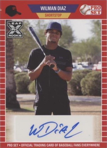 2021 Leaf Pro Set Baseball Blaster - Wilman Diaz #PS-WD1