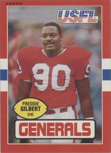 1985 Topps USFL Freddie Gilbert #81