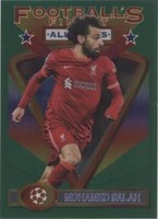 2021-22 Topps Finest Flashbacks UCL Mohamed Salah #150