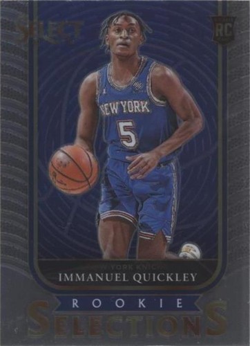 Immanuel Quickley Prizm RC Auto ルーキー NBA 2020-21 Select Immanuel Quickley Blue Prizm Rookie