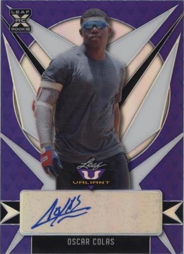 2021 Leaf Valiant - Oscar Colas #BA-OC2