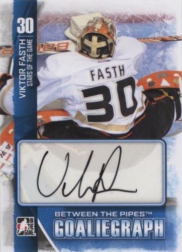 2013-14 In the Game Between the Pipes - Viktor Fasth #A-VF