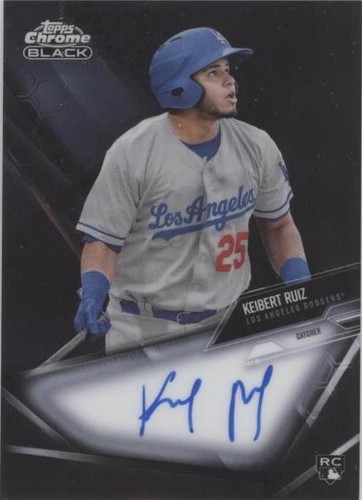 2021 Topps Chrome Black - Keibert Ruiz #CBA-KR