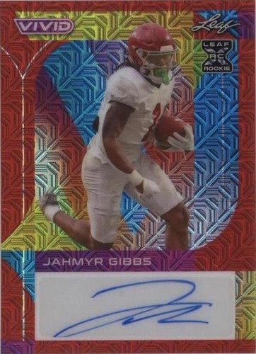 2023 Leaf Vivid Jahmyr Gibbs #BA-JG1