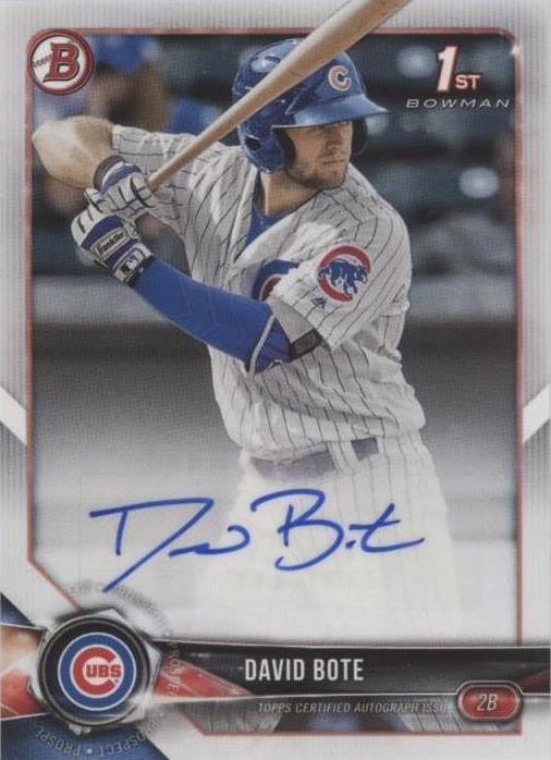 2018 Bowman - David Bote #PA-DB