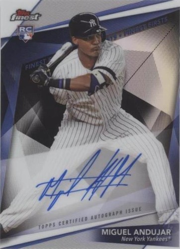 2018 Topps Finest - Miguel Andujar #FFA-MA