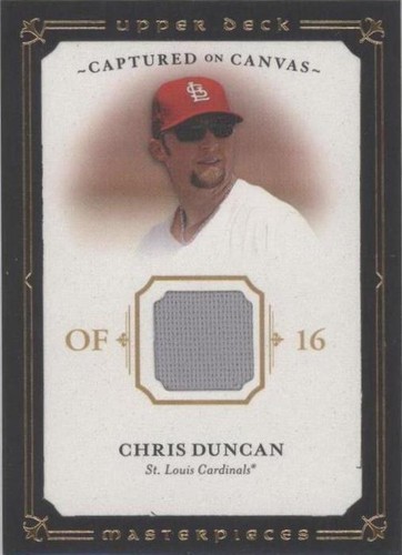 2008 Upper Deck Masterpieces - Chris Duncan #CC-CD