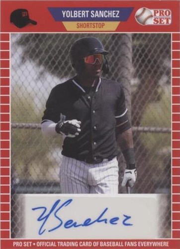 2021 Leaf Pro Set Baseball Blaster - Yolbert Sanchez #PS-YS1