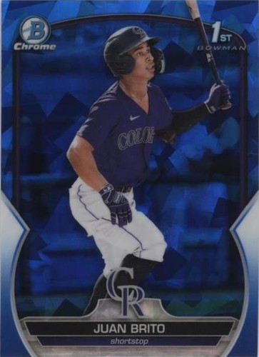 2023 Bowman Sapphire Edition - Juan Brito #BCP-77