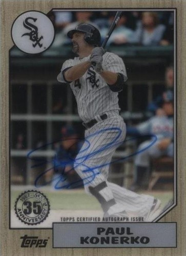 2022 Topps Clearly Authentic Autographs - Paul Konerko #87TBA-PK