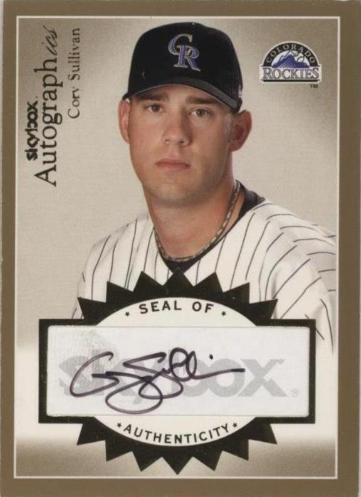 2004 Skybox Autographics - Cory Sullivan #A-CS