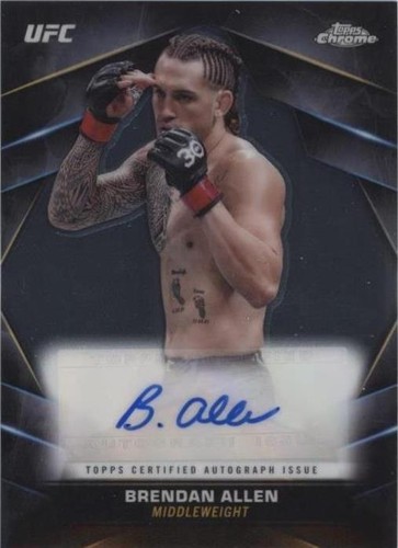2024 Topps Chrome UFC - Brendan Allen #CVA-BAL