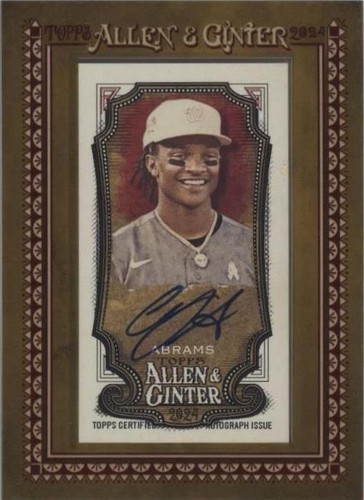 2024 Topps Allen & Ginter - C.J. Abrams #MA-CA
