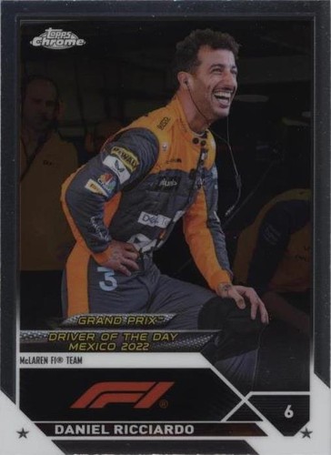 2023 Topps Chrome Formula 1 - Daniel Ricciardo #185