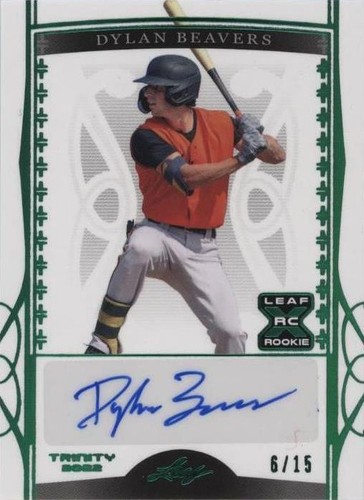 2022 Leaf Trinity - Dylan Beavers #BA-DB1