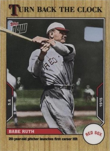 2021 Topps Now Turn Back the Clock - Babe Ruth #36