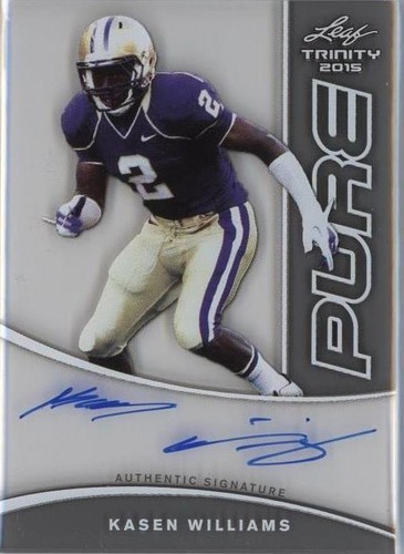 2015 Leaf Trinity Kasen Williams #PA-KW3